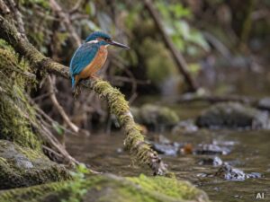 Thematische Wildlife-Szene zu „Eisvögel beobachten“