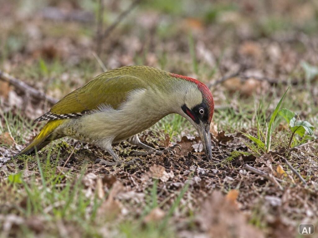 Thematische Wildlife-Szene zu „Spechte beobachten und bestimmen“